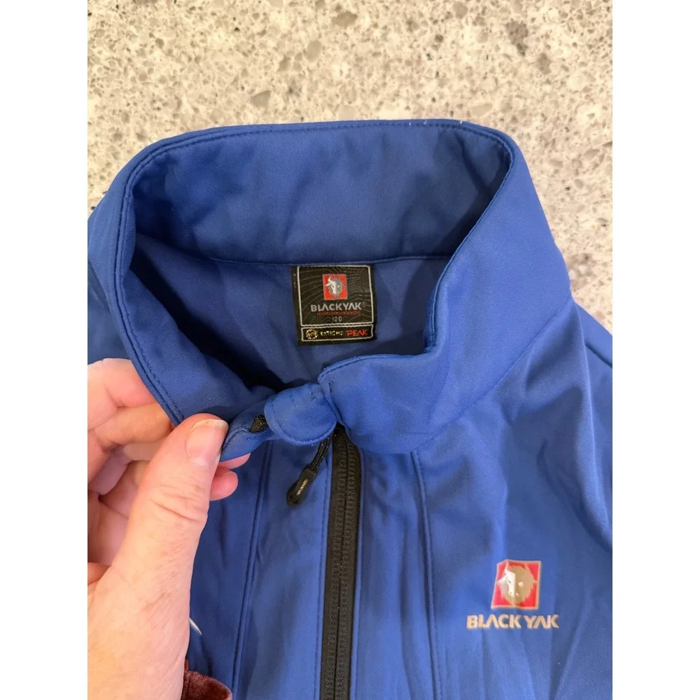 Kids/Boys Black Yak Blue‎ with Black Lightweight  Jacket Coat Size 120 (US 6/7)